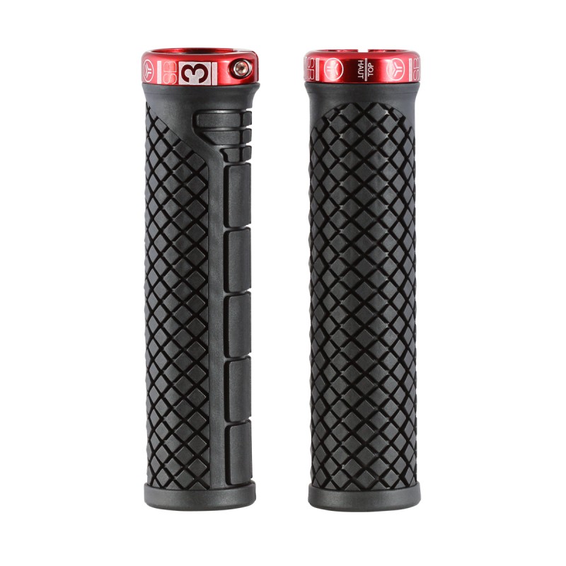 Poignées VTT SB3 Flowy AM Grips Black - poignées ergonomique