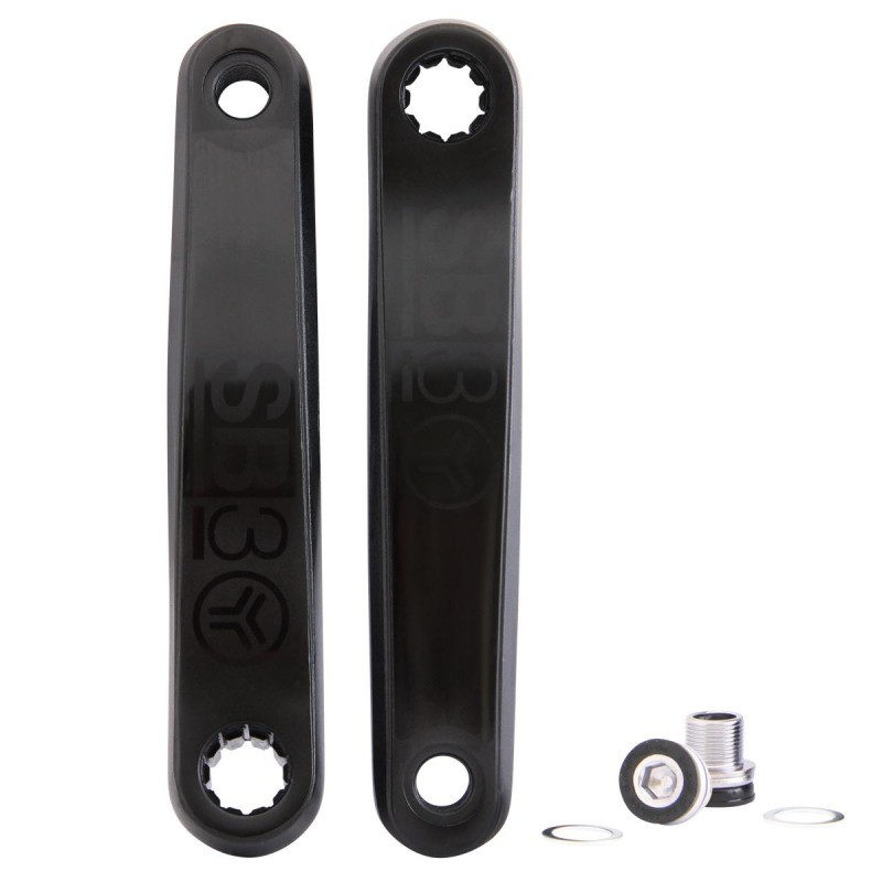 Pédalier Miranda Delta Pour Vélo électrique Bosch Gen 2 - Longueur 170 Mm, Noir, Axe ISIS